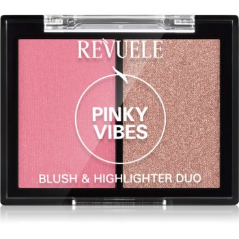 Revuele Blush & Highlighter Duo blush pentru iluminare - imagine 2